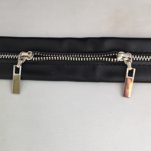 New! Black Punk Zipper Choker - Picture 6 of 8